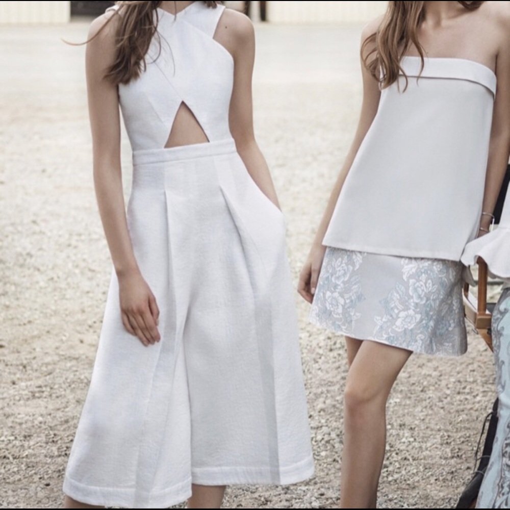 BCBGMaxAzria Liisa Cropped Jumpsuit